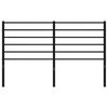 vidaXL Cabecero de metal negro 135 cm