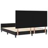 vidaXL Cama tipo Box Spring con cabecera Negro 180 x 200 cm Terciopelo