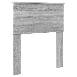vidaXL Cabecero con cabecera Gris Sonoma 75 cm Madera contrachapada