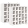 vidaXL Estante de Vino 2 uds. 56 x 25 x 56 cm Madera de pino macizo