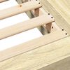 vidaXL Estructura de cama madera de ingeniería roble Sonoma 75x190 cm
