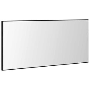 vidaXL Espejo Roble negro 80 x 37 cm Vidrio y Madera Ingenierizada