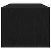 vidaXL Mueble de TV de madera de roble negro 80x31x25,5 cm