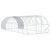 vidaXL Gallinero Plateado 800 x 300 x 200 cm Acero Galvanizado