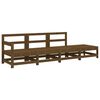 vidaXL Juego de muebles jard&iacute;n 4 pzas madera maciza pino marr&oacute;n miel