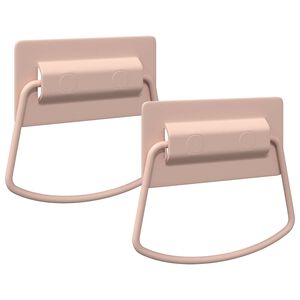 vidaXL Mangos de Gabinete 2 pcs Rosa 85 x 45 mm Metal