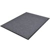 vidaXL Felpudos de PVC 4 unidades gris 90x60 cm