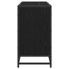 vidaXL Mueble de Cuarto de Ba&ntilde;o con puerta Roble Negro 90 x 33 x 60 cm