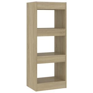 vidaXL Estanter&iacute;a/divisor madera ingenier&iacute;a roble Sonoma 40x30x103 cm