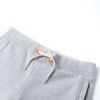 Pantalón corto infantil con cordón gris 140