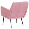 vidaXL Sill&oacute;n de terciopelo rosa 62x79x79 cm