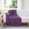 vidaXL Mantitas de Sof&aacute; 6 pcs Morado 170 x 130 cm Lana