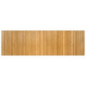 vidaXL Alfombra rectangular bamb&uacute; color natural 60x200 cm