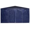 vidaXL Carpa de Fiesta Azul y Blanco 400 x 400 x 266 cm