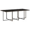vidaXL Set muebles de jard&iacute;n 13 pzas y cojines rat&aacute;n sint&eacute;tico marr&oacute;n