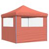vidaXL Carpa de Fiesta Terracota 292 x 292 x 315 cm Tela Oxford