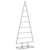 vidaXL &Aacute;rbol de Navidad para decoraci&oacute;n metal negro 150 cm