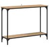 vidaXL Mesa Consola Roble artisan 101 x 30.5 x 75 cm