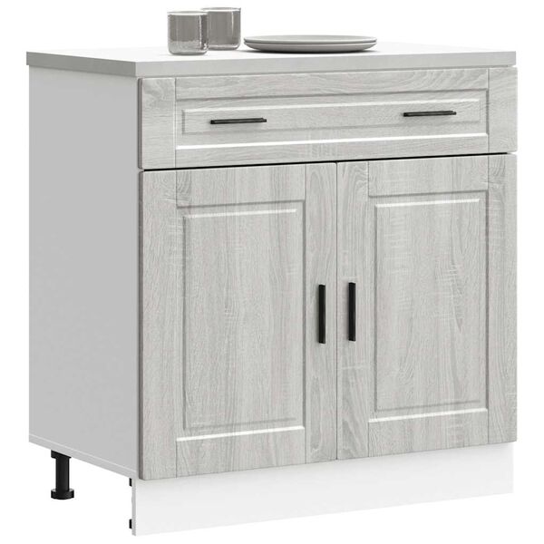 vidaXL Mueble bajo de cocina&nbsp;porto gris sonoma madera reconstituida