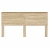 vidaXL Cabecero con cabecera Roble Sonoma 180 cm Madera contrachapada