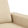 vidaXL Sill&oacute;n de tela color crema 60 cm