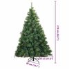 vidaXL &Aacute;rbol de Navidad artificial con 300 LED Verde 210 cm PE y PVC