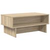vidaXL Mesa de Caf&eacute; Roble Sonoma 80 x 46 x 35 cm Madera de ingenier&iacute;a