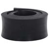 vidaXL Borde de goma para quitanieves negro 120x8x2 cm