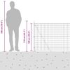 vidaXL Valla con Poste Plateado 1 x 25 m Acero