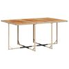 vidaXL Set comedor de jard&iacute;n 11 pzas con cojines rat&aacute;n sint&eacute;tico beige