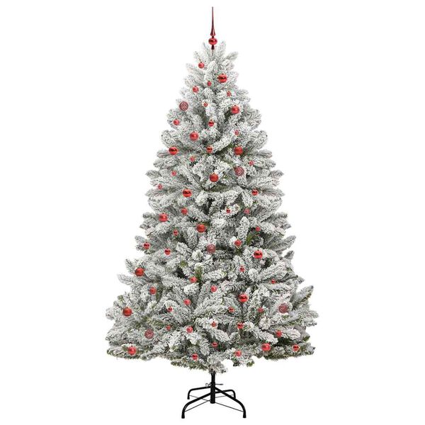 vidaXL &Aacute;rbol de Navidad artificial Verde y 270 cm PVC y Metal