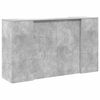 vidaXL Mostrador de recepción gris hormigón 180x50x103,5 cm