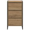 vidaXL Vitrina Roble Artesanal 42 x 36 x 75.5 cm Madera contrachapada