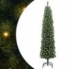 vidaXL &Aacute;rbol de Navidad artificial Verde 180 cm PVC, Acero y Pl&aacute;stico