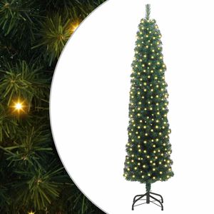 vidaXL &Aacute;rbol de Navidad artificial Verde 180 cm PVC, Acero y Pl&aacute;stico