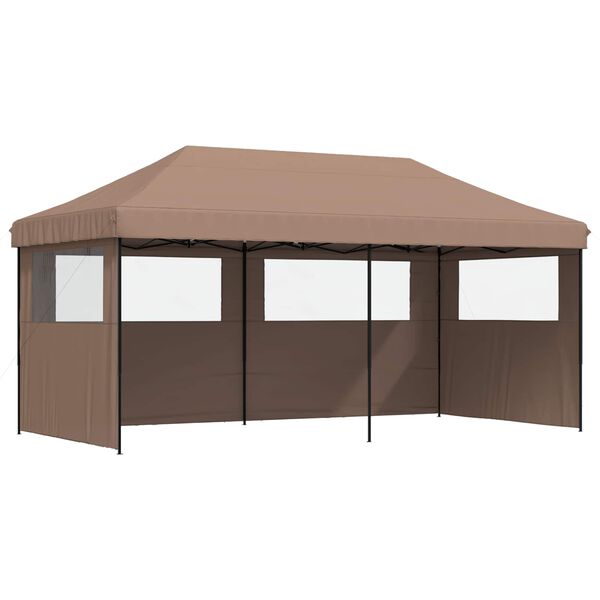 vidaXL Carpa de Fiesta Marr&oacute;n 292 x 580 x 315 cm Tela Oxford