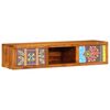 vidaXL Mueble de TV de pared multicolor 90x30x30 cm madera acacia