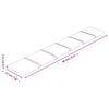 vidaXL Paneles de pared 12 uds terciopelo rosa 90x15 cm 1,62 m²