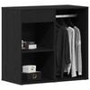 vidaXL Gabinete de Cosm&eacute;ticos con caj&oacute;n Roble Negro 80 x 40 x 75 cm