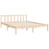 vidaXL Estructura de cama sin colchón madera maciza de pino 160x200 cm