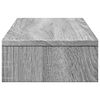 vidaXL Soporte de pantalla ajustable madera gris Sonoma 60x24x10,5 cm