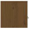 vidaXL Armarios de pared 2 uds madera pino marr&oacute;n miel 60x30x30 cm