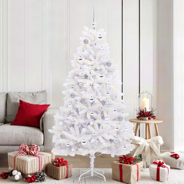 vidaXL Árbol de Navidad artificial con ramas articuladas 180 cm
