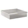 vidaXL Cercas para caracoles 8 uds. 100 x 3,5 x 25 cm Acero inoxidable