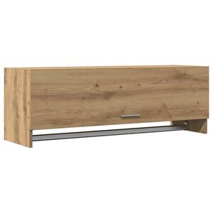 vidaXL Armario de madera de ingenier&iacute;a roble artesanal 100x32,5x35 cm