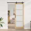 vidaXL Puerta Corredera Natural 83 x 232 cm