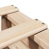 vidaXL Estructura de cama sin colch&oacute;n madera de pino maciza 120x200 cm