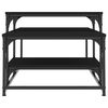 vidaXL Mesa de centro madera de ingenier&iacute;a negro 102x60x45 cm