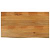 vidaXL Tablero de mesa borde natural madera maciza mango 110x60x2,5 cm