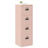 vidaXL Mueble archivador con caj&oacute;n con estante Rosa 44 x 50 x 106.5 cm